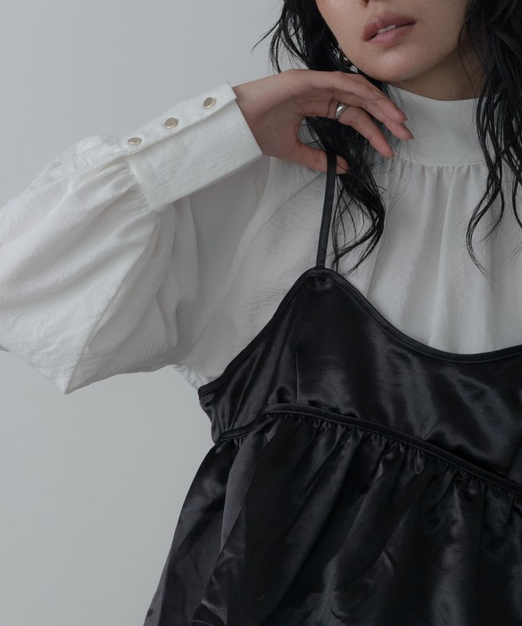 一部店舗限定】サテンビスチェキャミソール（シャツ・ブラウス
