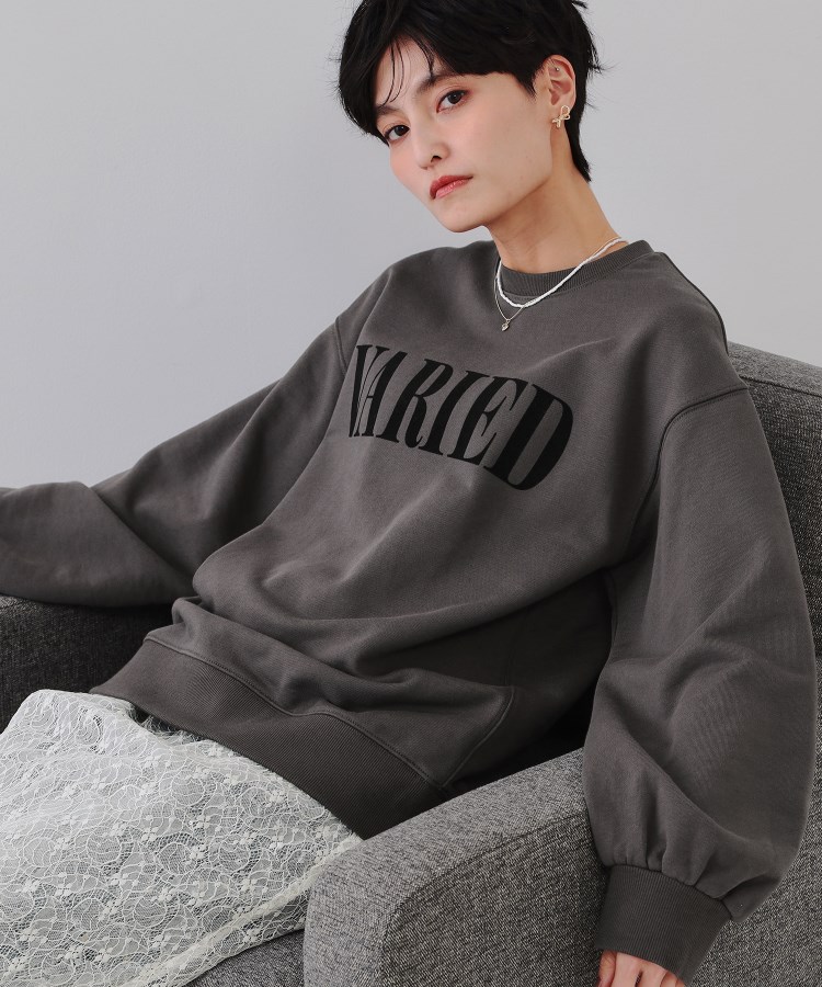 フロッキーロゴスウェット【洗濯機洗い可】（カットソー） | OPAQUE