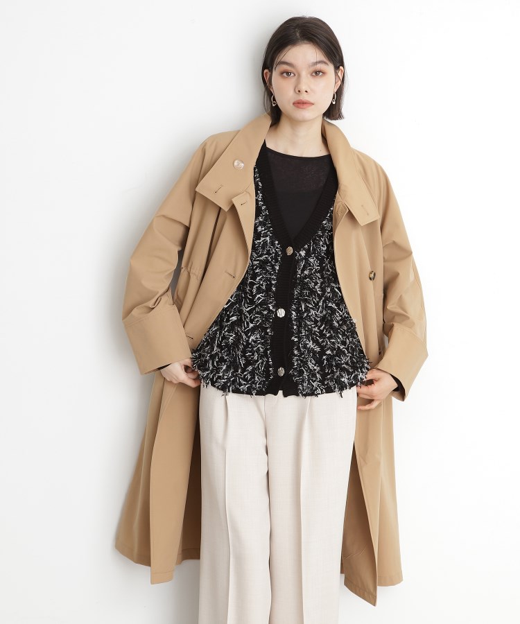 スタンドカラートレンチコート【洗える】（トレンチコート） | THE