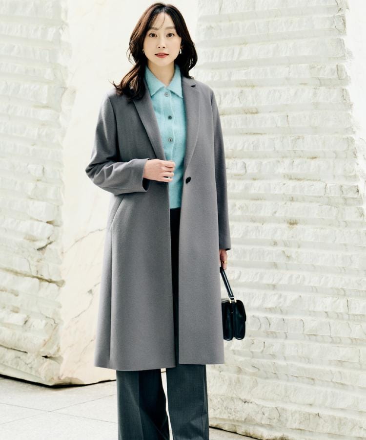 スタイリッシュ／オンオフ兼用】ウールチェスターコート（チェスター