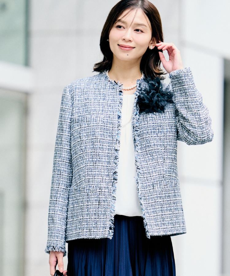 ノーカラージャケット通販 | ワールド オンラインストア | WORLD