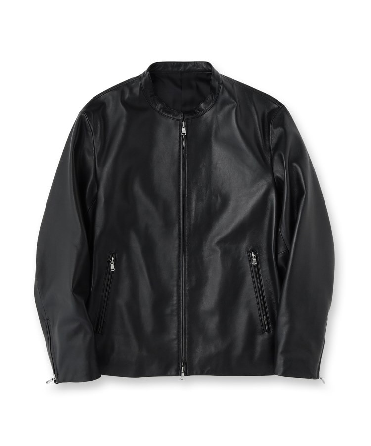 本革】ラムレザーシングルライダース（ブルゾン/ジャンバー） | tk