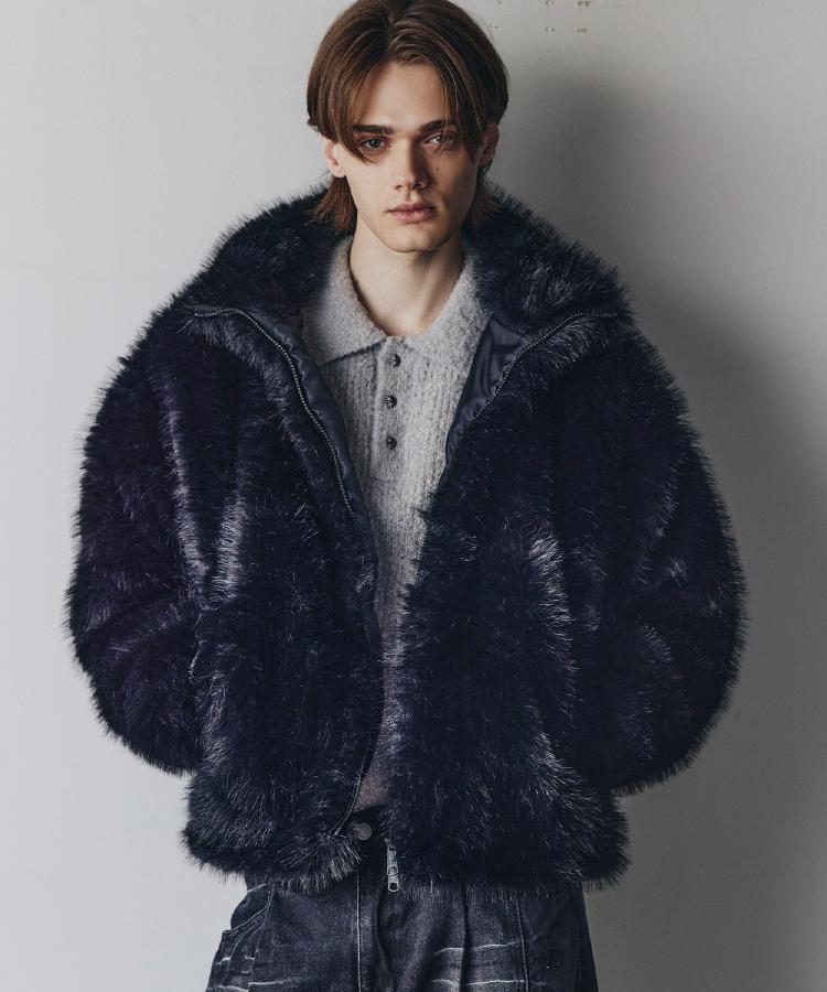 ミックスフェイクファーブルゾン（ブルゾン/ジャンバー） | tk.TAKEO