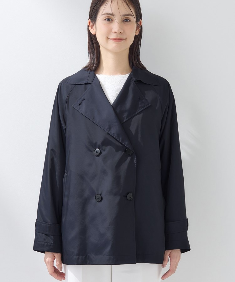 撥水／UVケア／2WAY】超軽量ライナー付ライトトレンチコート（トレンチ