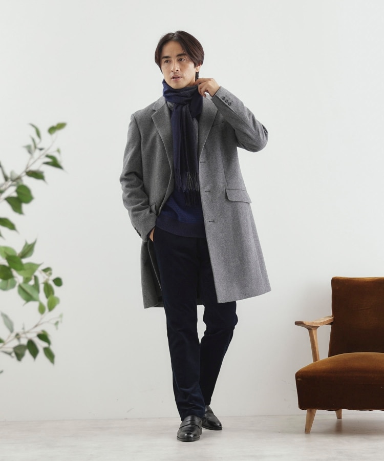 ウールカシミヤブレンド チェスターコート（チェスターコート