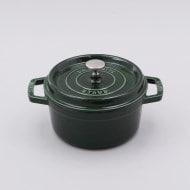 ピコ・ココット ラウンド 20cm バジルグリーン ＜staub ストウブ＞（鍋