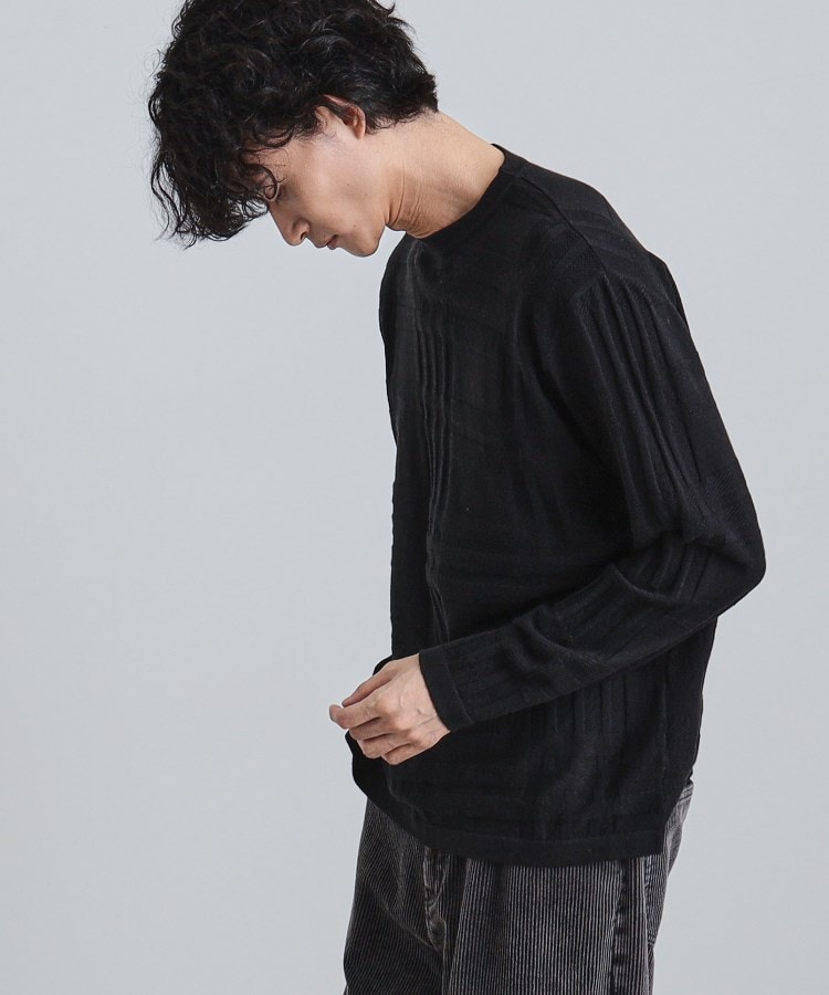 シャドーチェックニット（ニット/セーター） | tk.TAKEO KIKUCHI