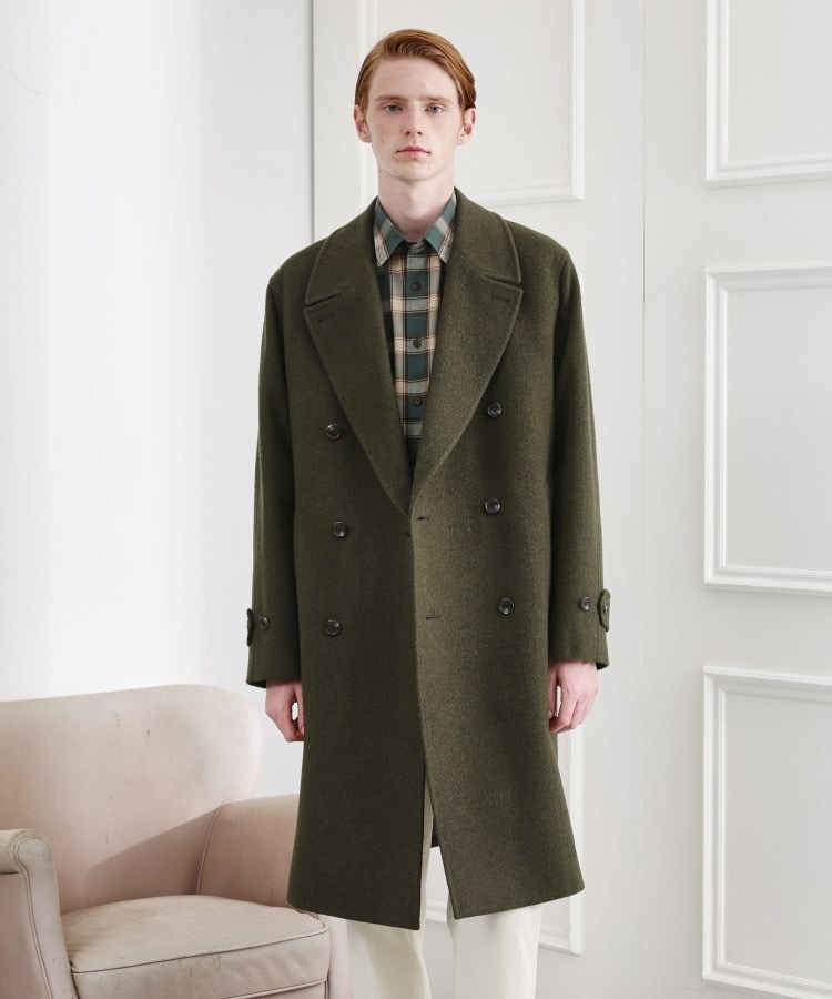 LIMITED】ウール混アルスターコート（チェスターコート） | TAKEO