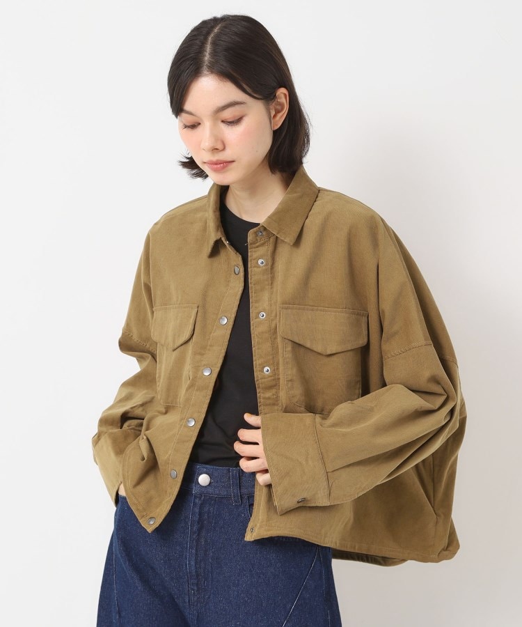 コーデュロイビックシルエットシャツ（シャツ・ブラウス） | ZAMPA