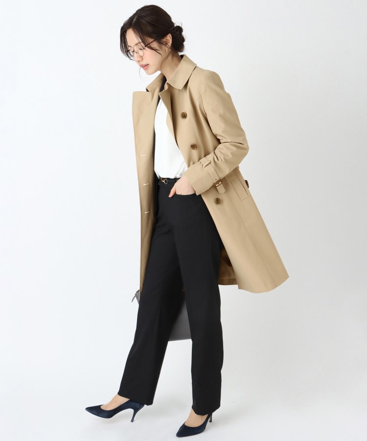 XS～7L】ロング丈ダブルトレンチコート【多サイズ展開／撥水加工