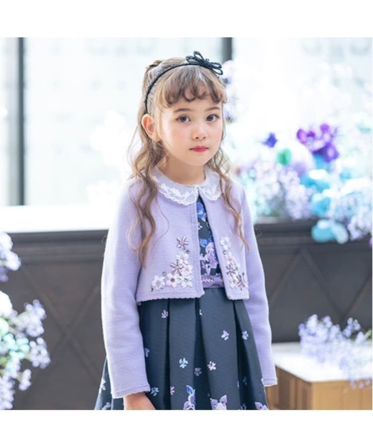 セレモニー】水彩花柄ワンピース（その他） | ANNA SUI mini（アナ