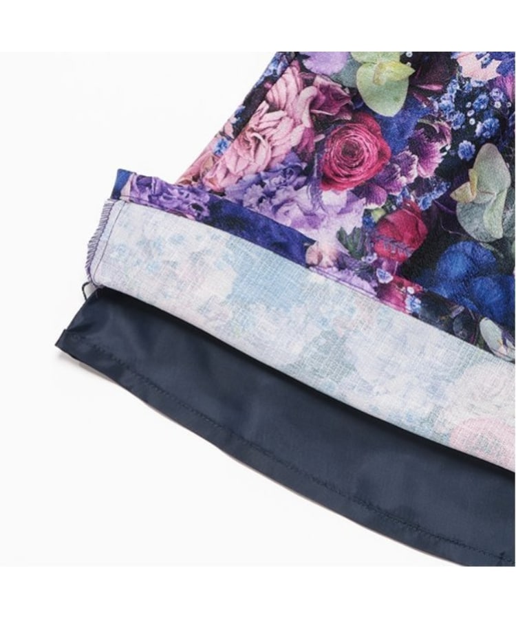 Blooming Garden総柄ドッキングワンピース（ミドルワンピース） | ANNA