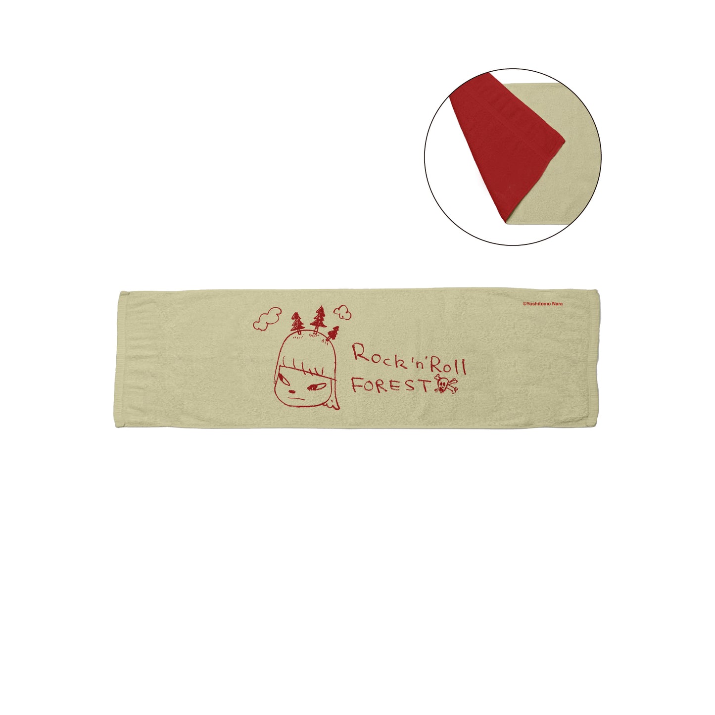 タオル ROCK'n ROLL FOREST – YOSHITOMO NARA Exhibition Official Store