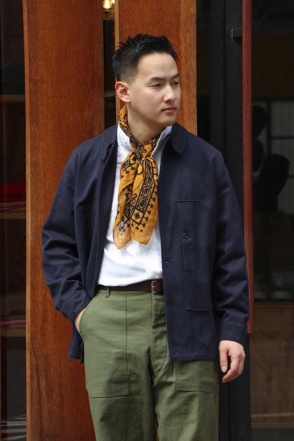ANATOMICA SAPPORO ONLINE STORE / MARINIER / PANAMA COTTON / NAVY