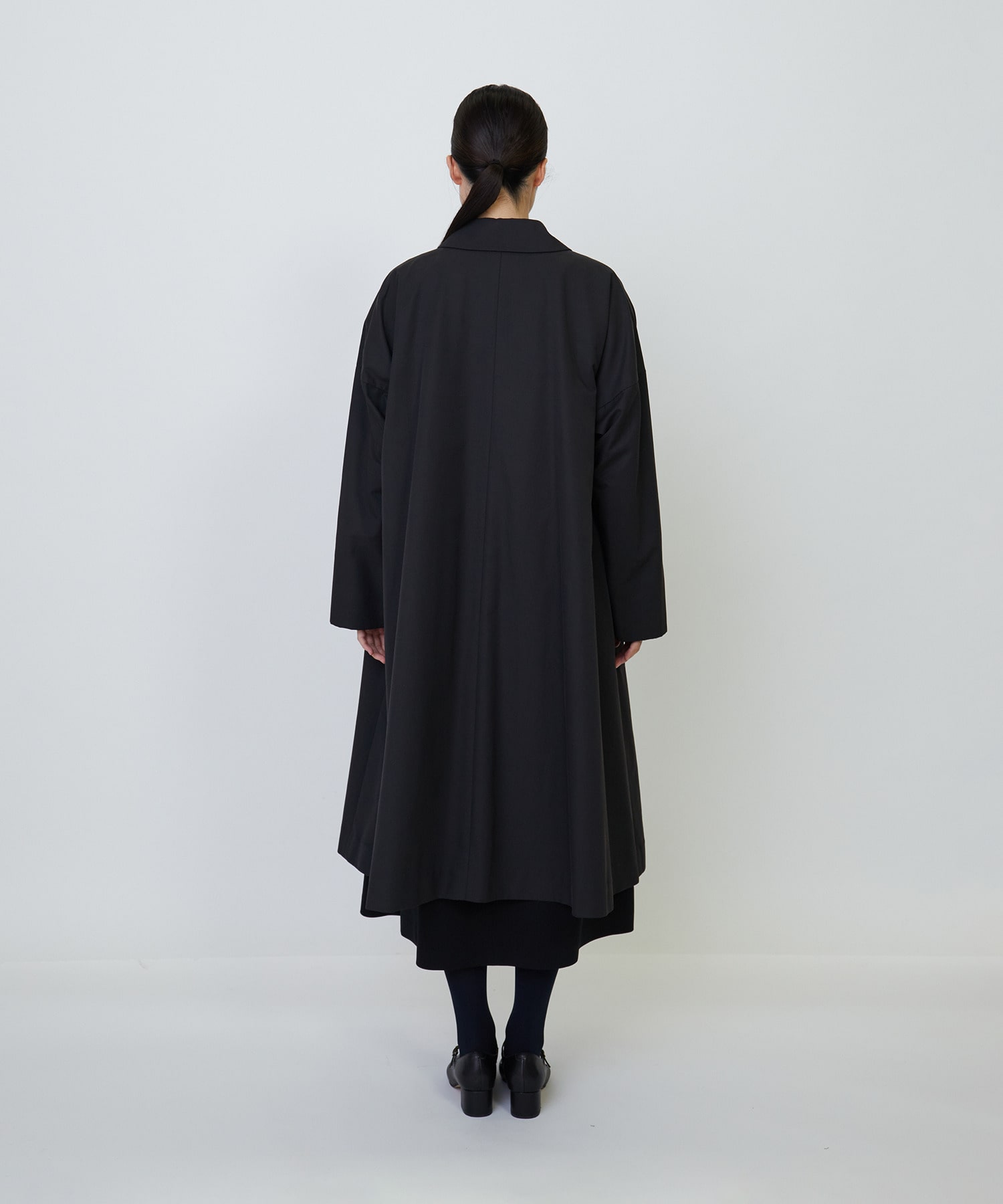 コットンナイロンピーチツイルステンカラーコート｜BIGI online store