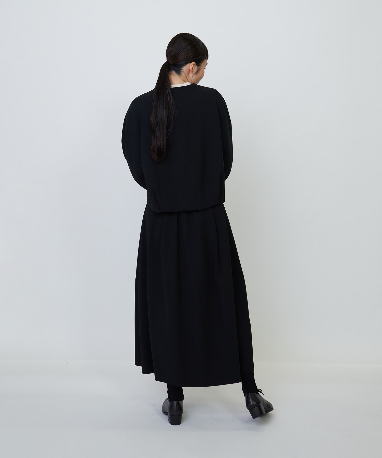 セットアップ】エコダブルクロスノーカラージャケット｜BIGI online