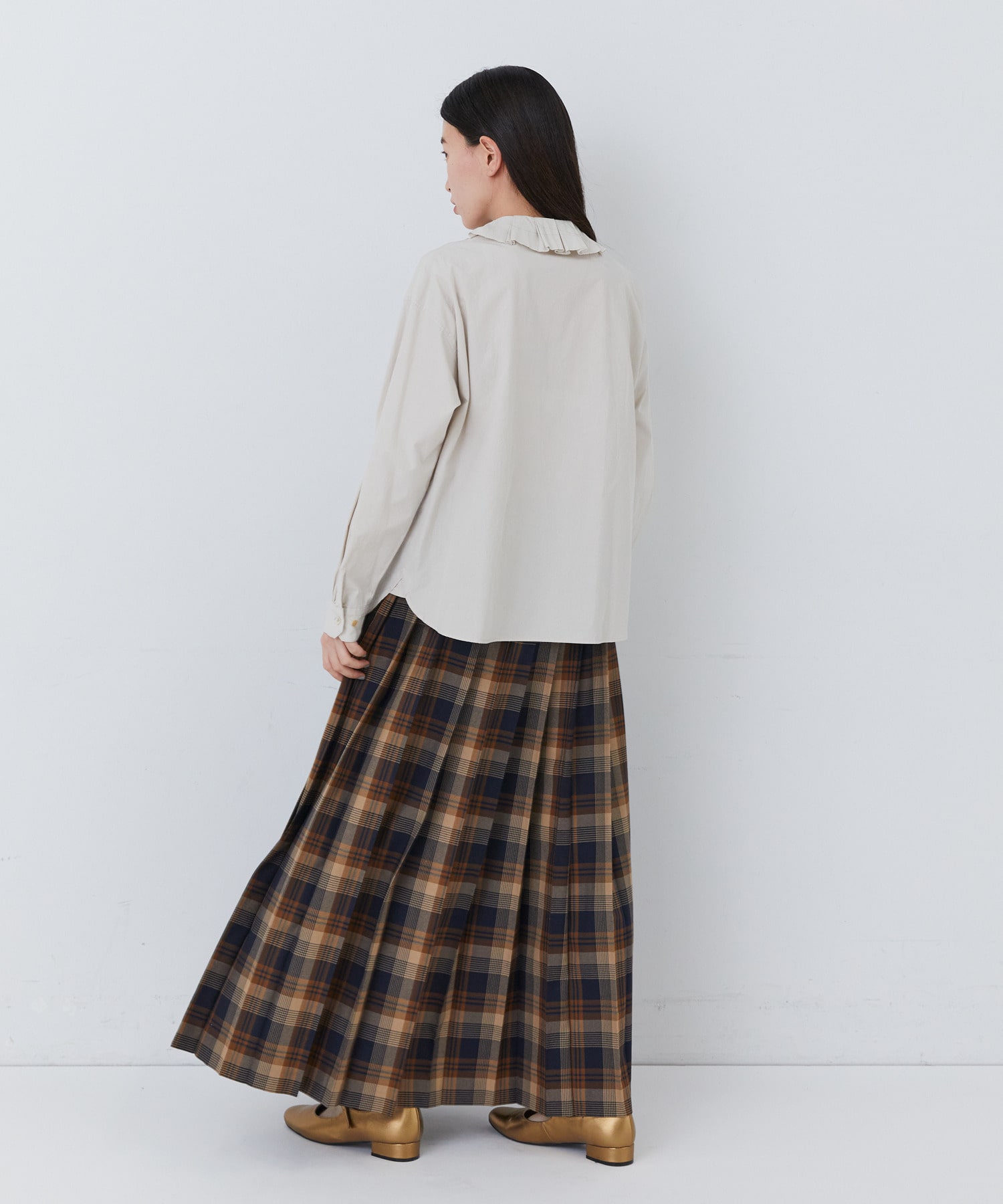 タイプライターフリルシャツ｜BIGI online store - ビギ オンラインストア