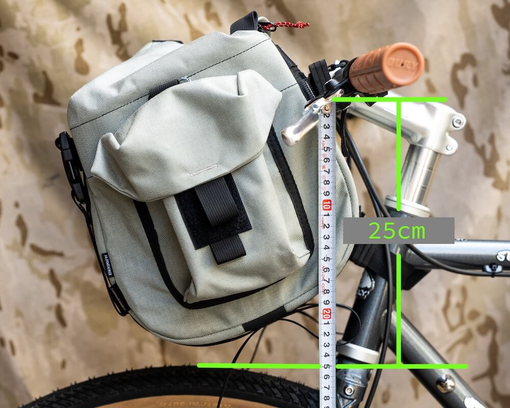 FAIRWEATHER* handlebar bag ADV (coyote) - BLUE LUG ONLINE STORE