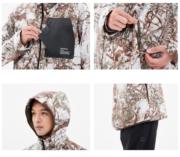 ダイワ DJ-9323 ウィンドブロックフリースジャケット(L ブラック