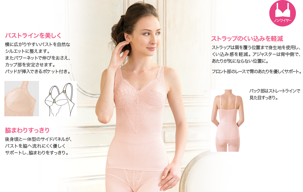 優しい肌あたりと軽やかなフィット感。「ファーチェ」 ｜ シャルレ