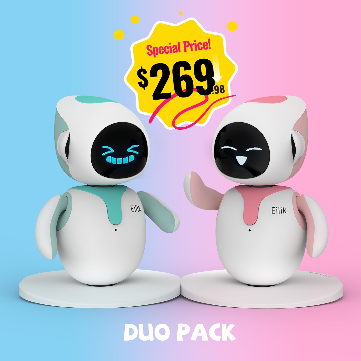 Eilik – Your Playful Desktop Robot Companion with a Big