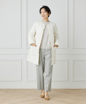 SUPERIOR CLOSET》ノーカラーキルティングジャケット