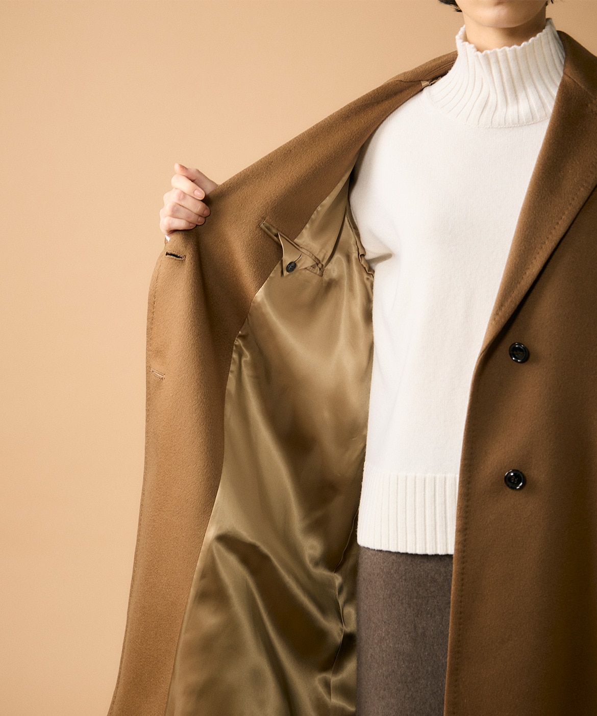 CONTESSA》カシミヤチェスターコート《COLOMBO》｜INED（イネド