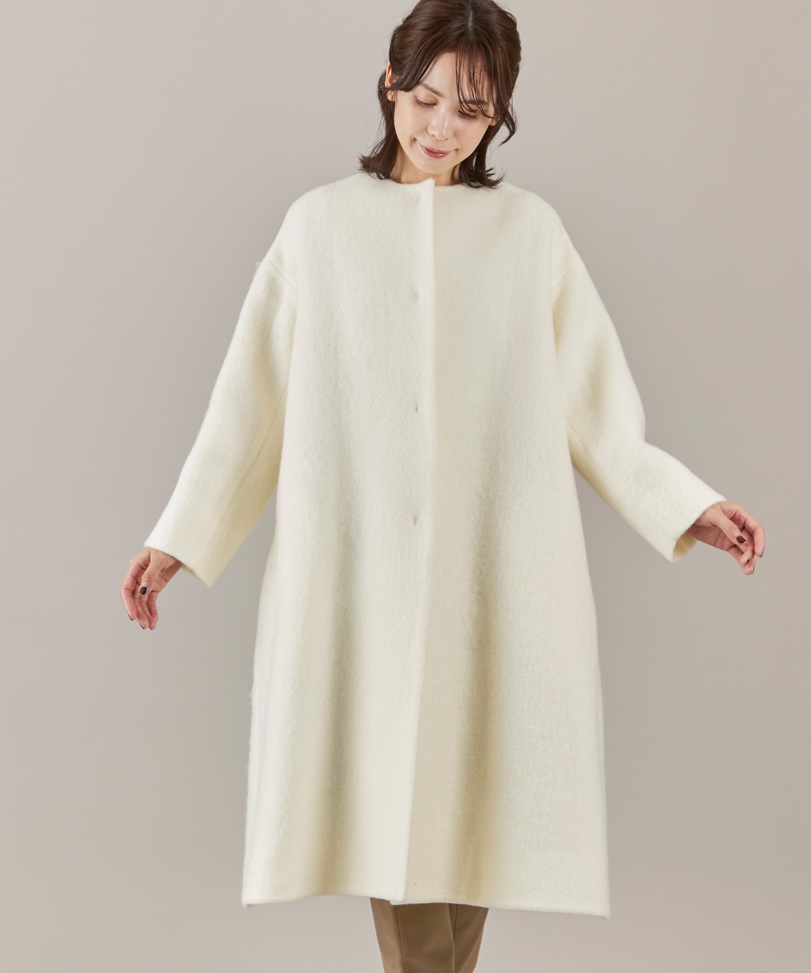モヘヤテントラインコート《WEB限定》｜Maglie le cassetto（マーリエ