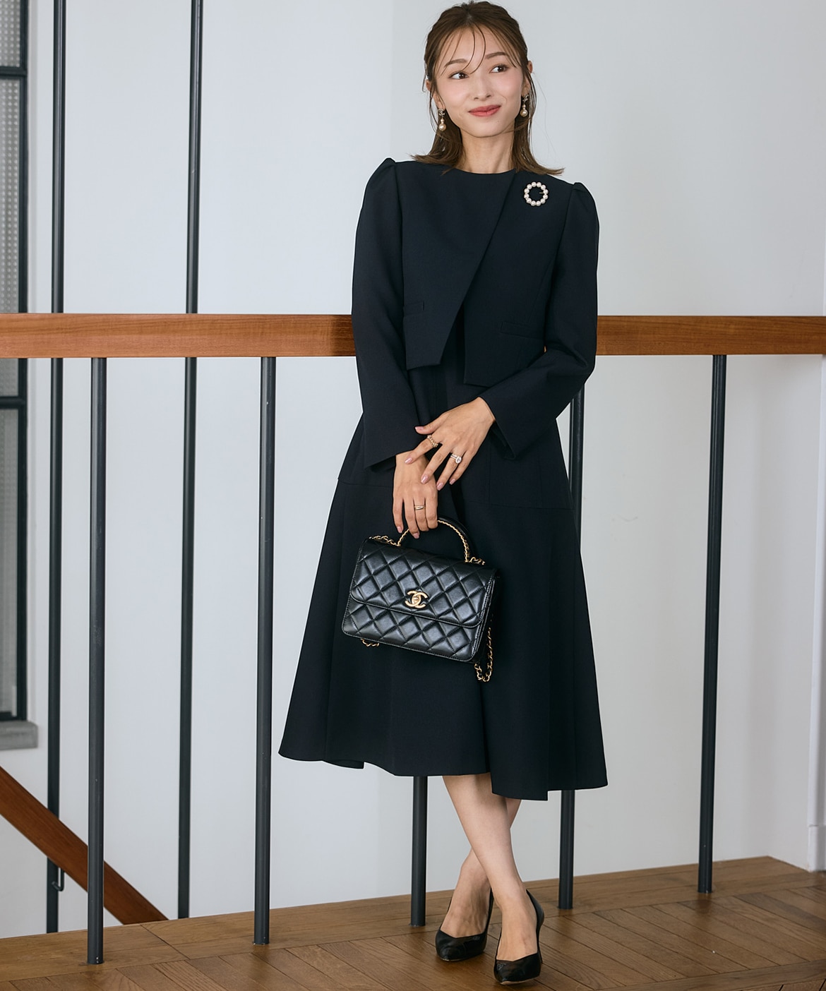 M Maglie le cassetto×吉田理紗》アシメショートジャケット｜M Maglie