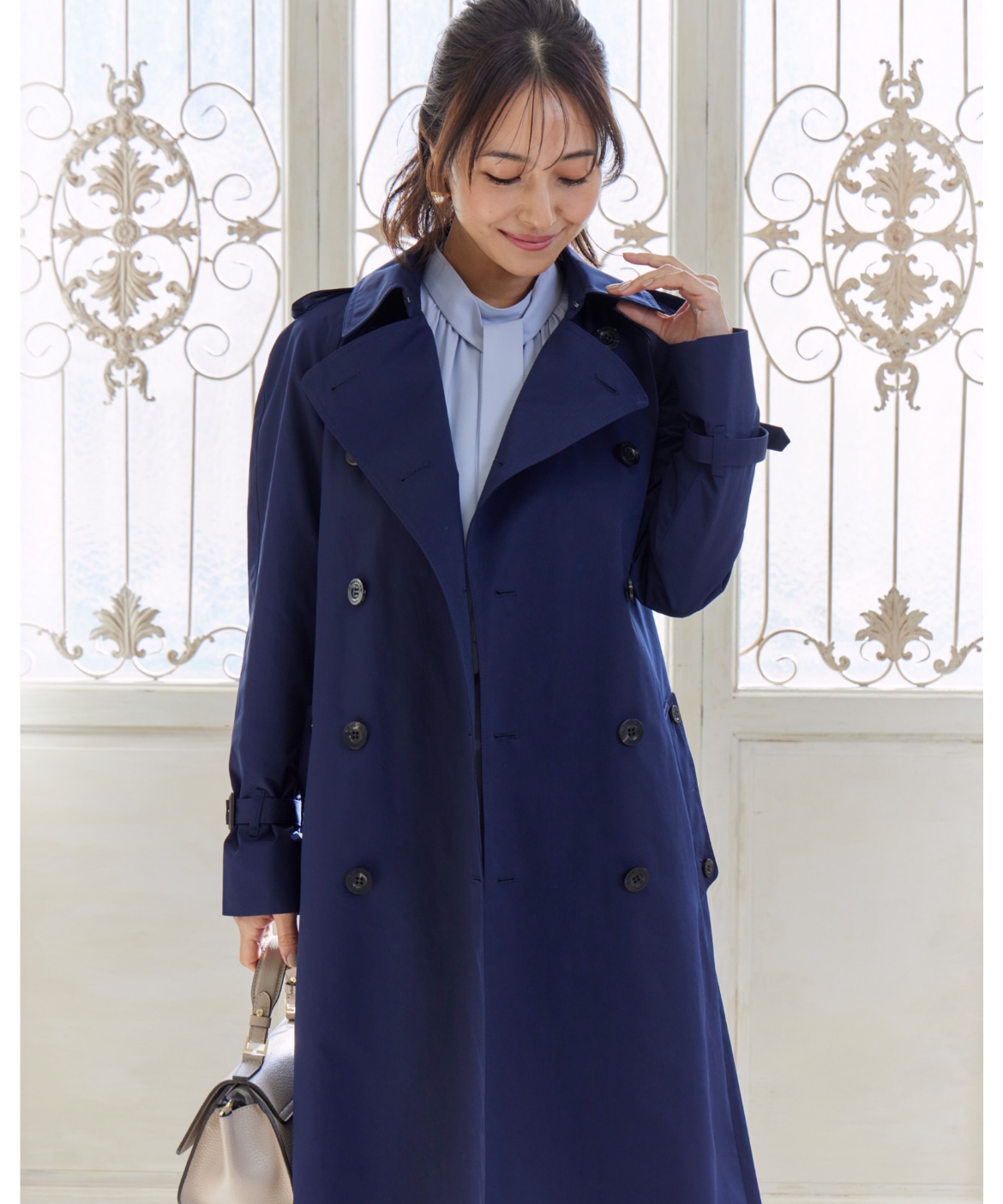 別注撥水トレンチコート《Aquascutum》｜INED（イネド）｜フランドル