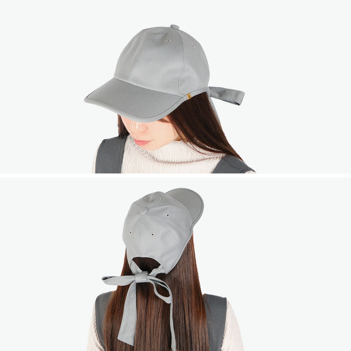 CA4LA キャップ 帽子 レディース 浅め カシラ リボンキャップ 日除け