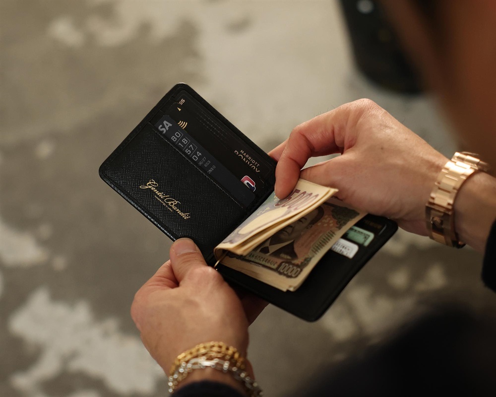 GENTIL BANDIT マネークリップウォレット カーキカモ|GENTIL BANDIT