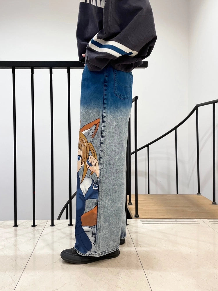doublet（タブレット） / ANIME HAND PAINTING DENIM PANTS | 公式通販