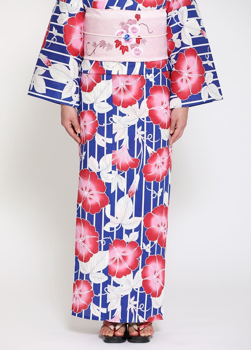 ゆかた Cute ＆ Art Flower series 「朝顔/青」 | 浴衣 | やまと