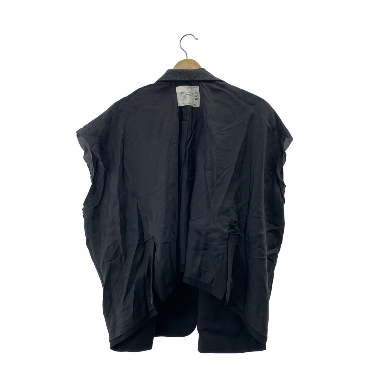 sacai / サカイ | Suiting Jacket / オーバーシルエット ジレ ベスト