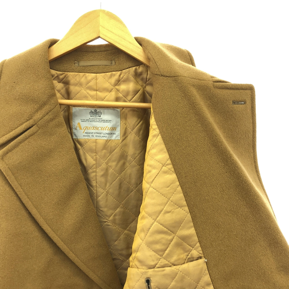 AQUASCUTUM / アクアスキュータム | ウール 裏地キルティング ダブル