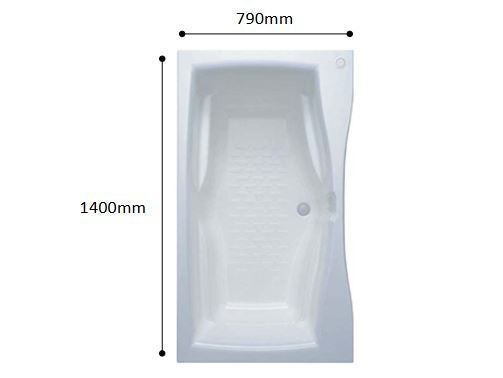 LIXIL・INAX 薄型保温組フタ [YFK-1475B(1)-D4] 1400スタンダード浴槽