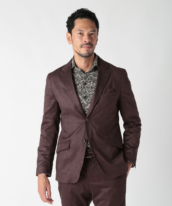 コマスエードストレッチジャケット（セットアップ対応）｜メンズ