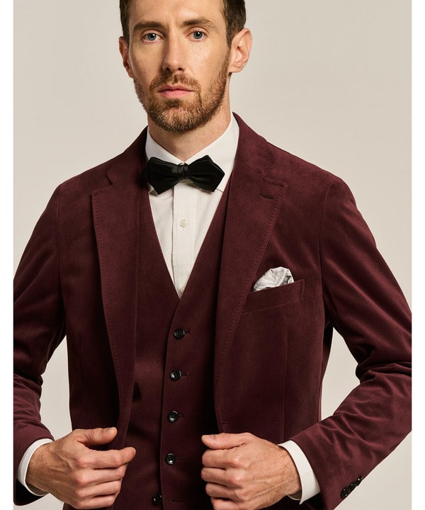 schott ベロアジャケット セットアップ XL ベロアジャケット<セットアップ・スリーピース対応>｜メンズ