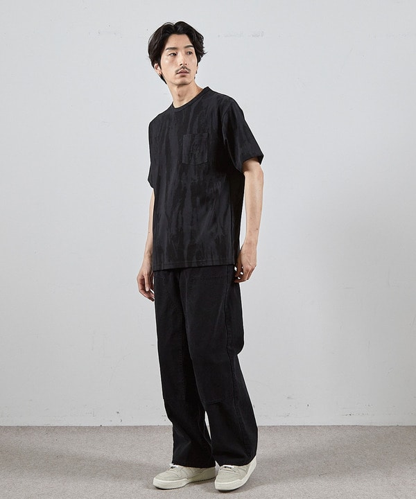 ウォッシュダメージ加工ポケットTシャツ｜メンズファッション通販