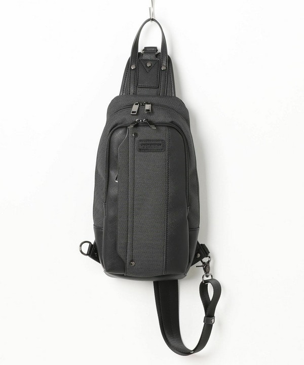 フェイクレザーカジュアルボディーバッグ｜メンズファッション通販