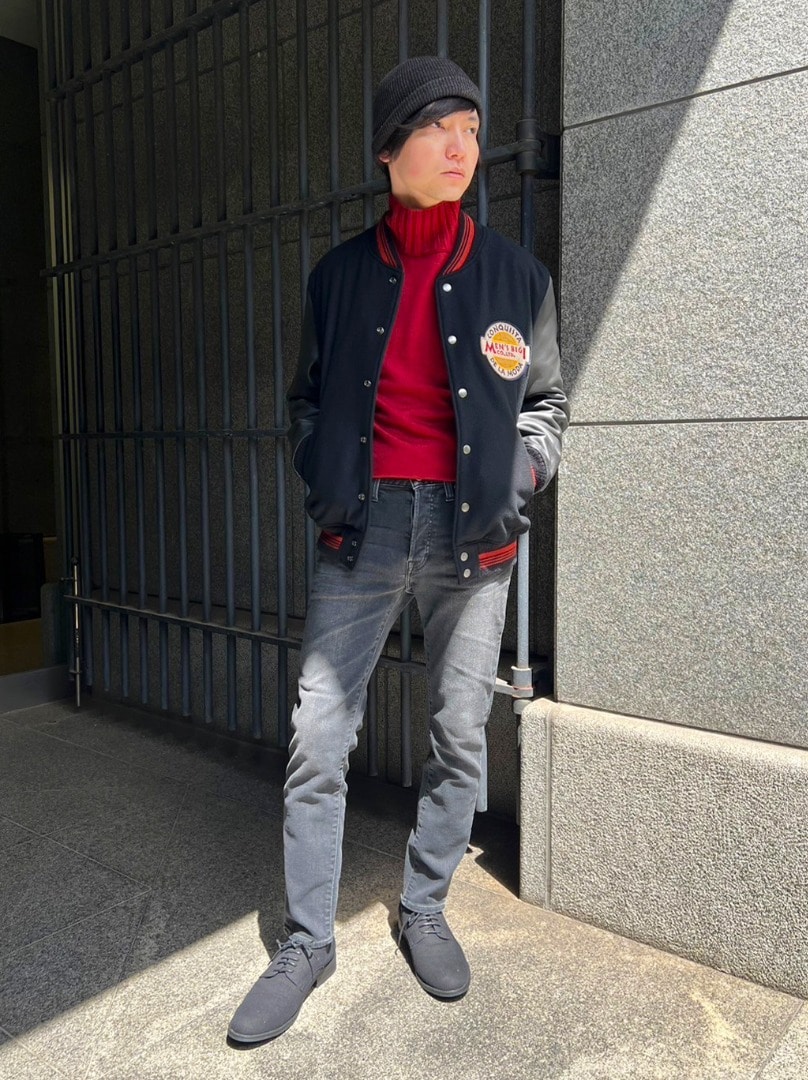 88's復刻デザインスタジャン特集】MENSBIGI STAFFのスタイリングを