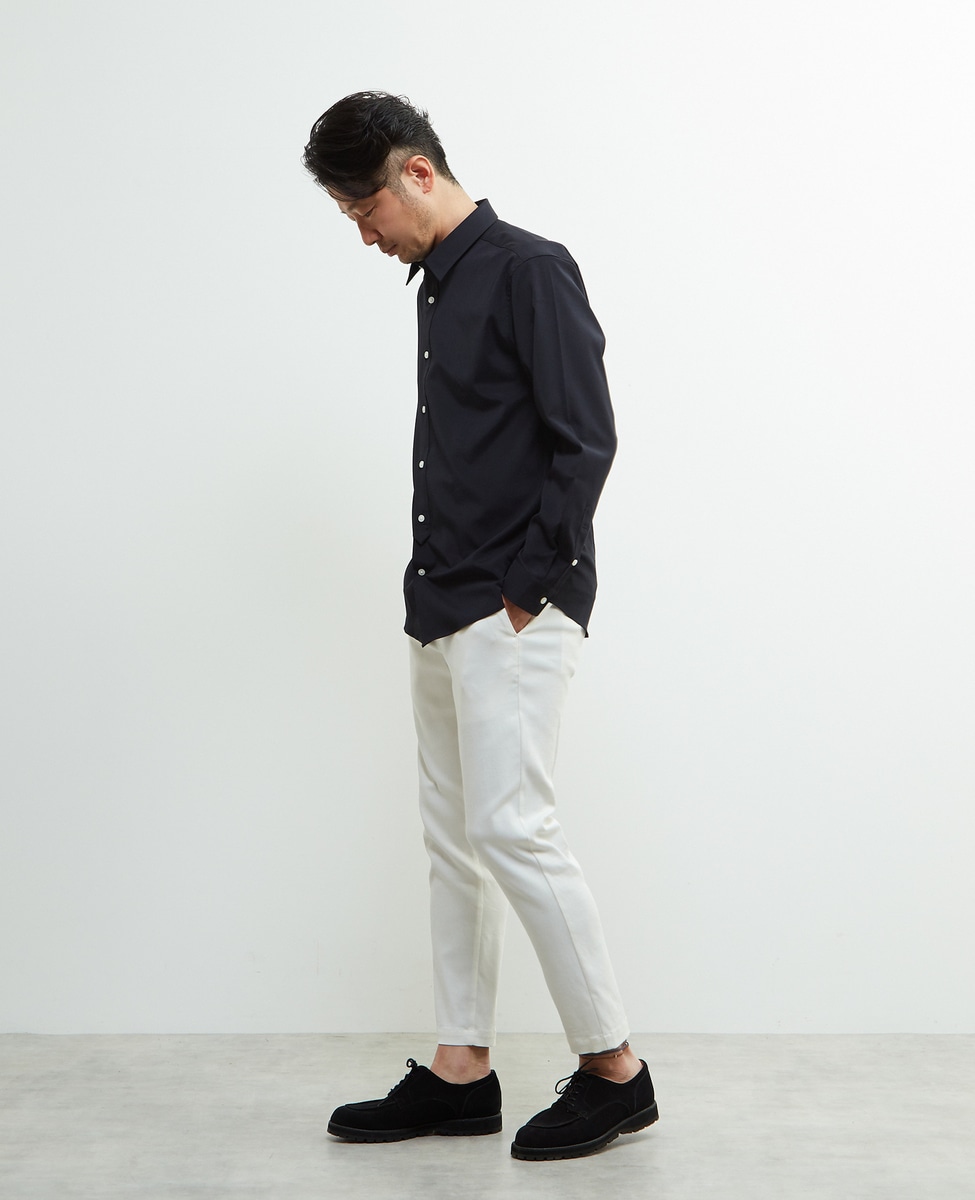 ドライストレッチポプリンレギュラーカラーシャツ｜MEN'S MELROSE