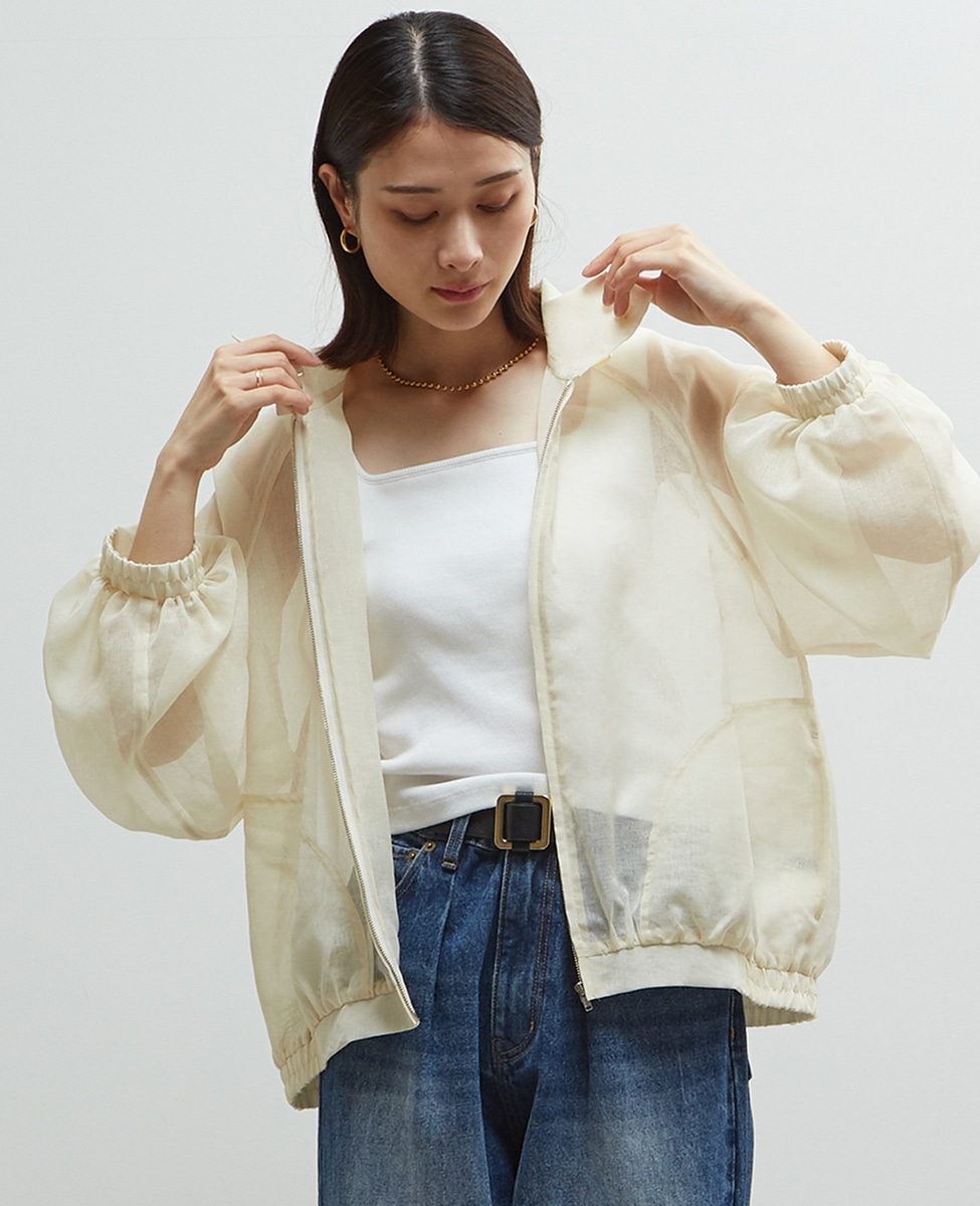 シアーブルゾン｜SOFFITTO（ソフィット）｜商品詳細｜メルローズ公式