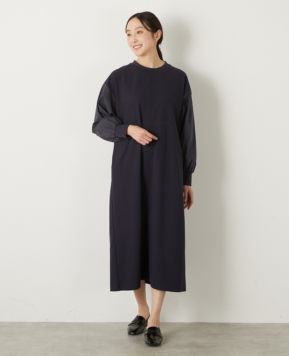 異素材ドッキングワンピース】｜MELROSE CLAIRE（メルローズクレール