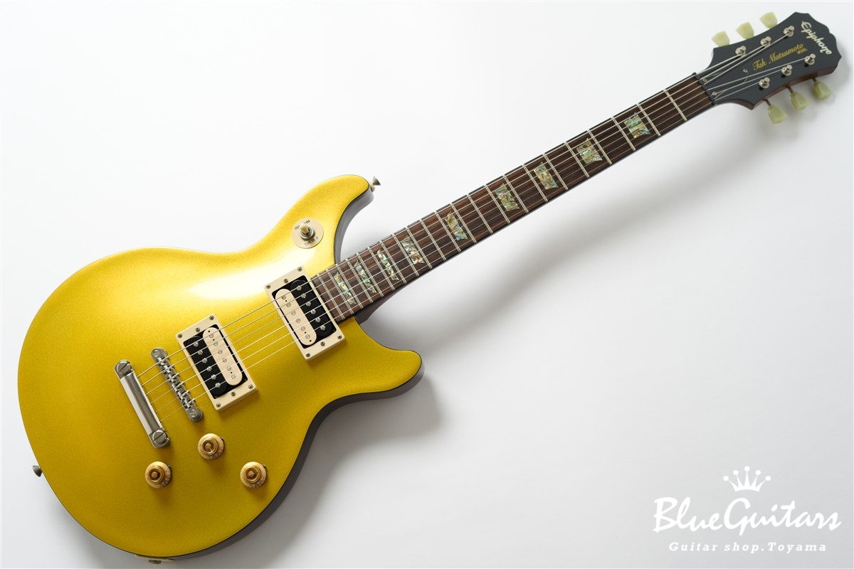 Epiphone Tak Matsumoto DC Standard - Gold Top | Blue Guitars