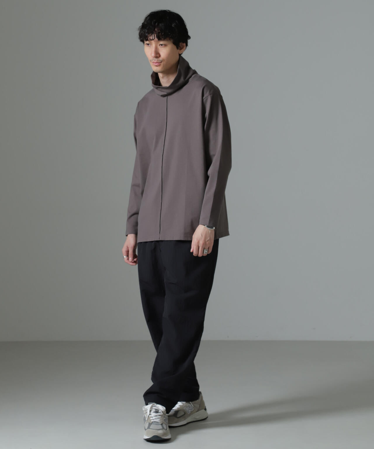 WEB限定 / ボリューム ハイネック プルオーバー 長袖