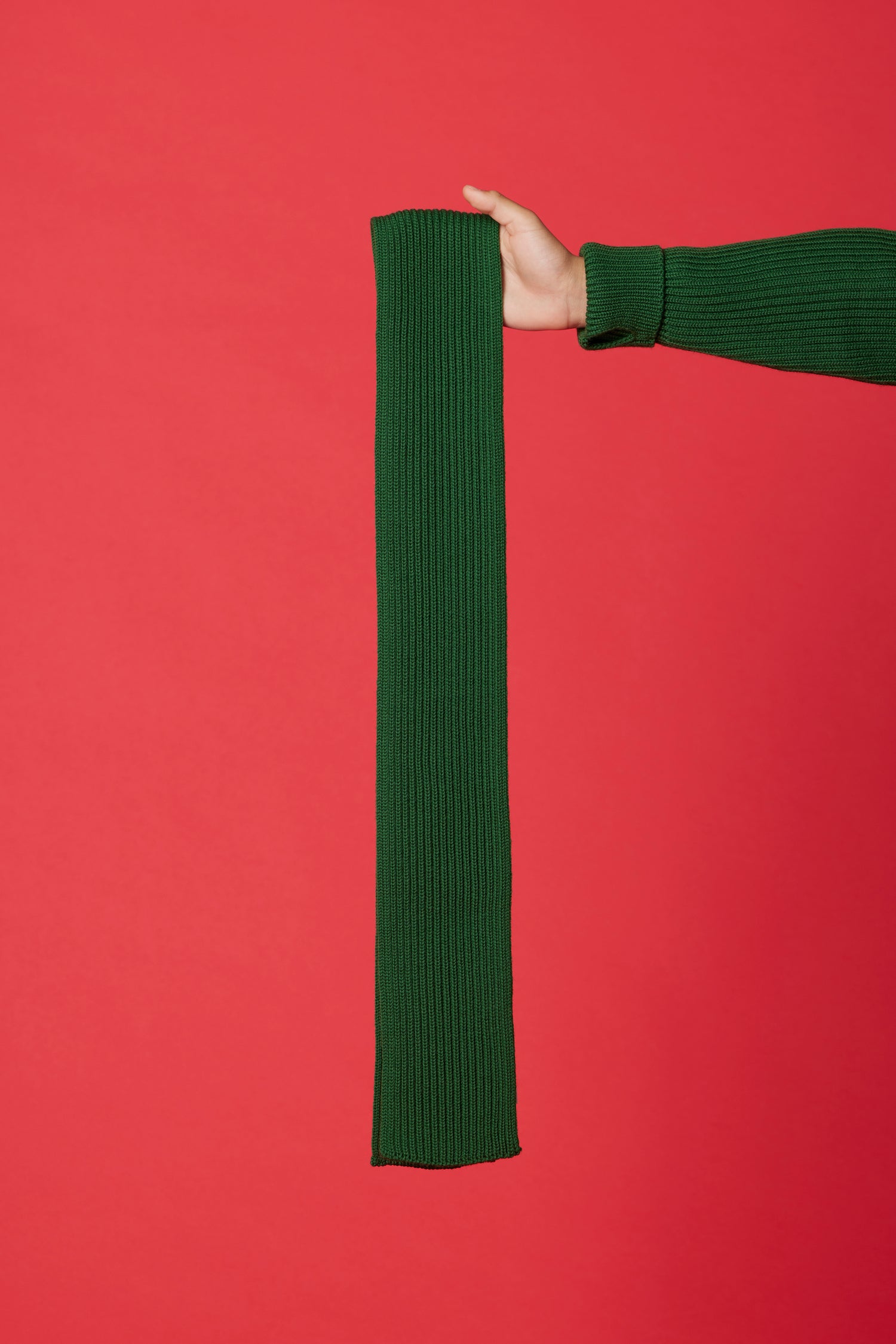 数量限定・10月末 - 11月半ばお届け予定] Short Scarf (POPEYE GREEN