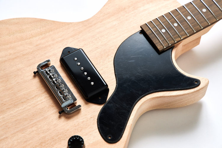 レスポールジュニアタイプ セットネック ギター組み立てキット【DIY