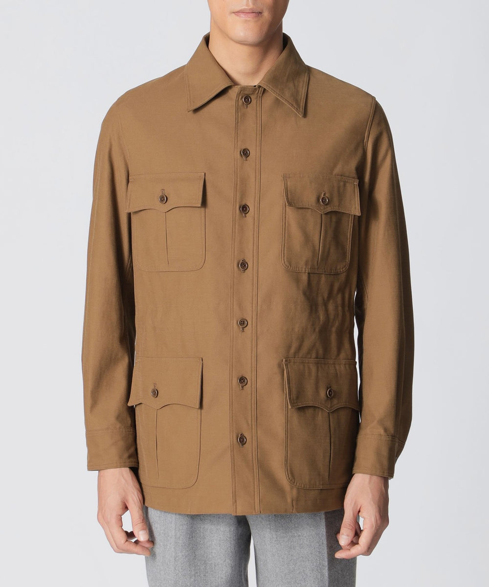 数量限定】「COLLECTION LINE」サファリシャツジャケット(ブルゾン